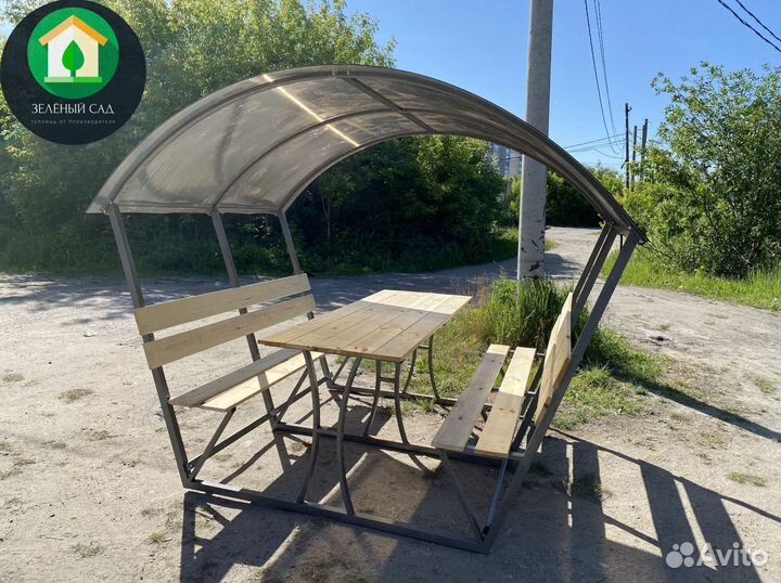 Беседка из поликарбоната