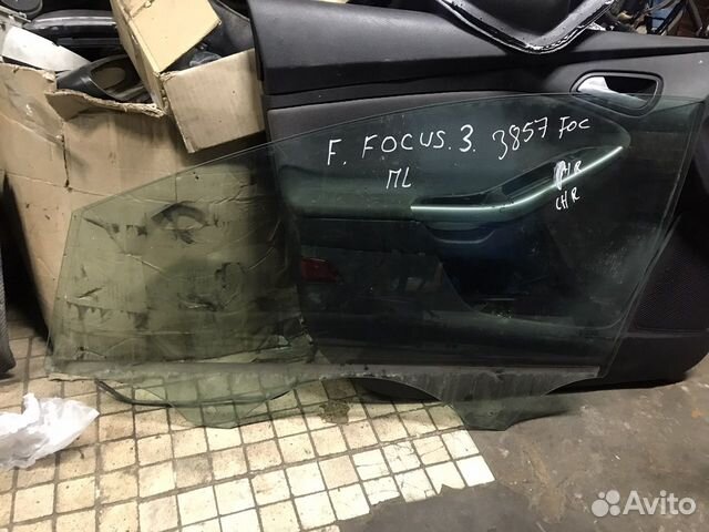 Стекло передней левой двери Ford Focus 3