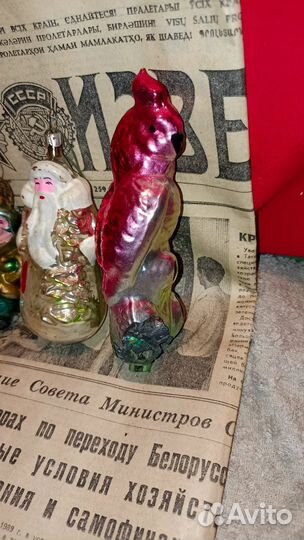 Елочные игрушки СССР