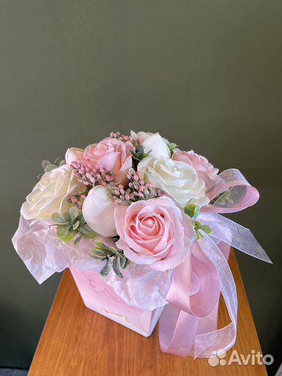 Композиции из мыла, цветы, мыльный букет