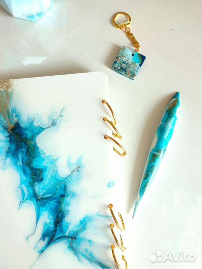 Карандашница, ручка, блокнот (подарочный набор)