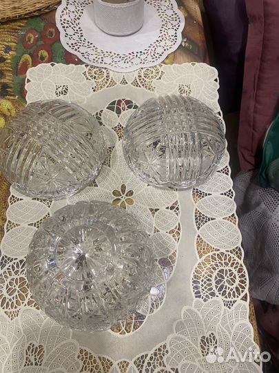 Ваза хрустальная СССР зорошего качества