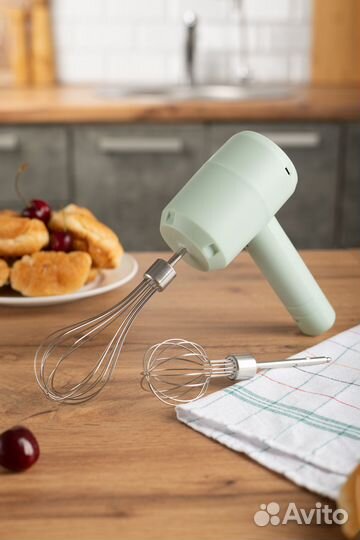 Безпроводной миксер ручной электрический для кухни