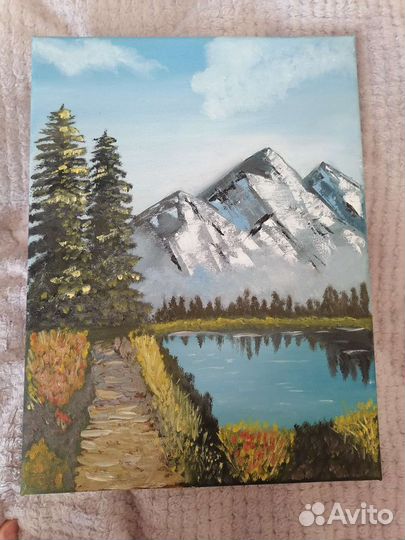 Картина маслом на холсте пейзаж