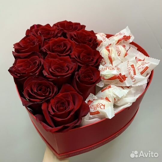 Розы в коробке