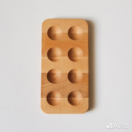 Подcтавка для 8 яиц 245*120*20