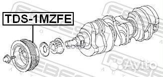 Шкив коленвала lexus RX 98-08, toyota camry V10