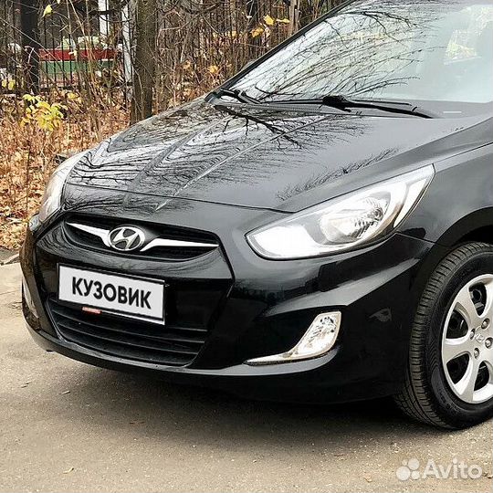 Бампер передний в цвет Hyundai Solaris 1