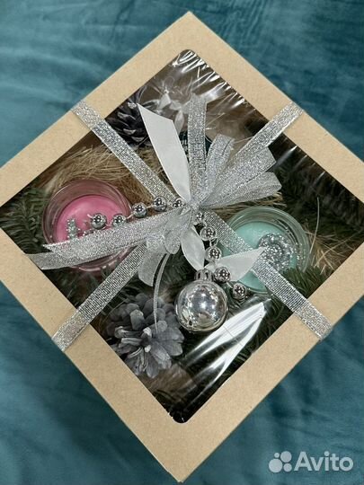 Свечи ручной работы новогодние