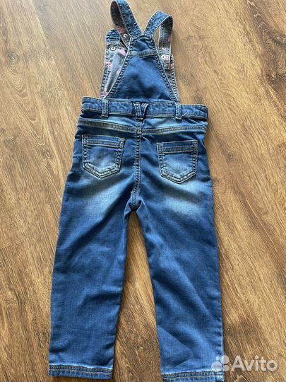 Комбинезон джинсы 92