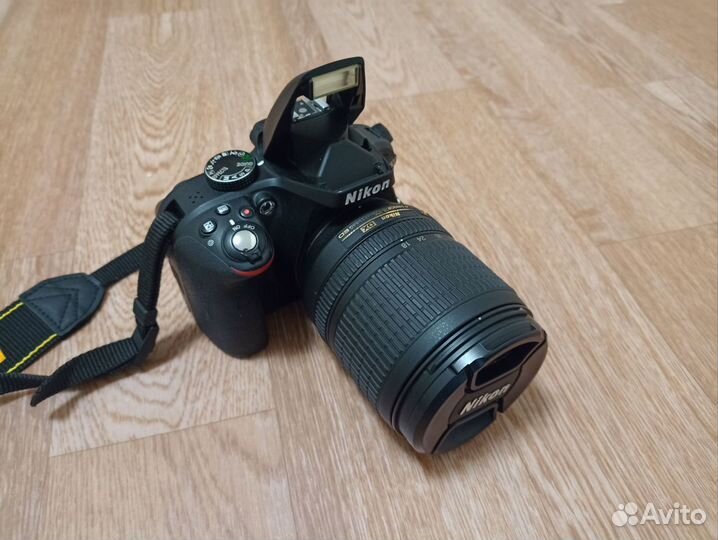 Зеркалка nikon d3300 с объективом 18-105