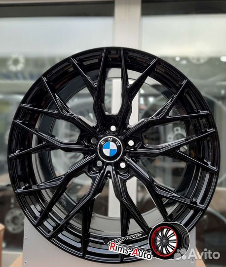 Разноширокие диски на BMW G-серии r19 5x112 чёрный