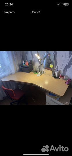 Письменный стол и шкаф