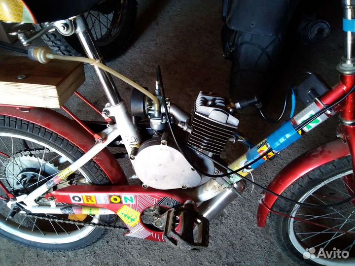 Велосипед детский с мотором. Новая Ропша