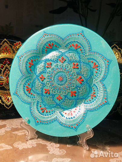 Декоративные тарелки роспись ручная работа