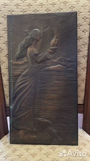 Картина медная чеканка