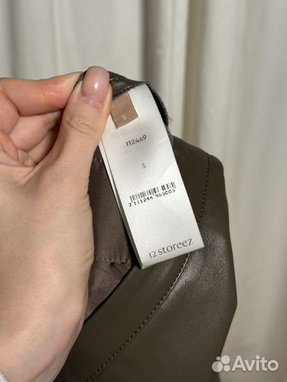 Кожанные брюки 12storeez (s)