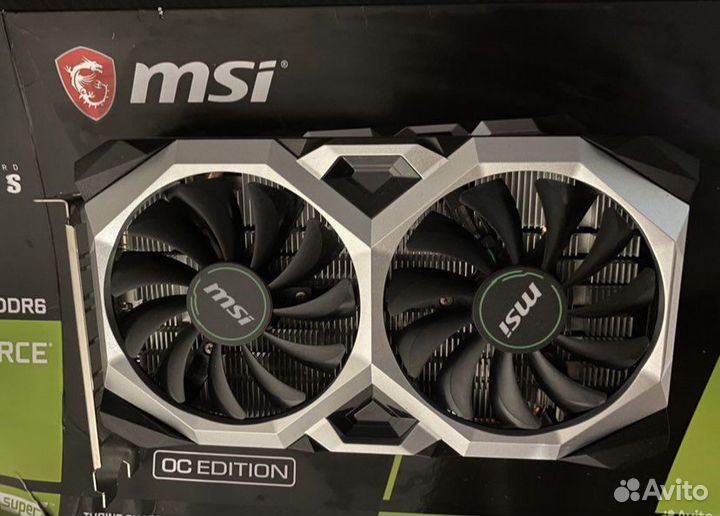 MSI GeForce GTX 1660 super ventus XS OC 6gb