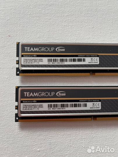 Оперативная память DDR5 Team Group Elite+ 2x32 GB