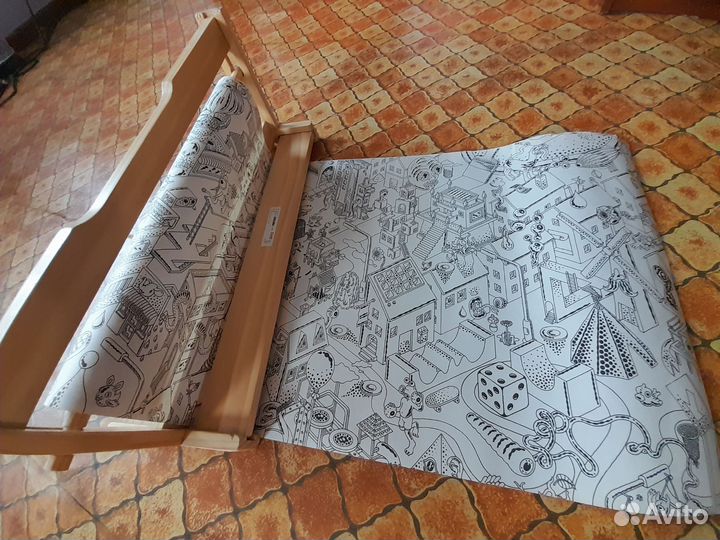 Раскраска рулоном