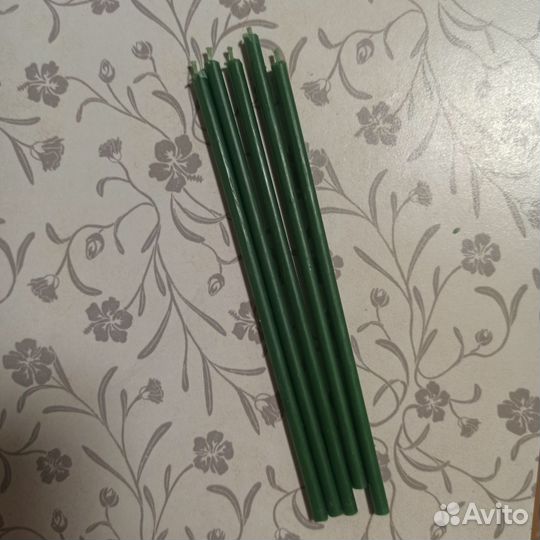 Свечи восковые цветные