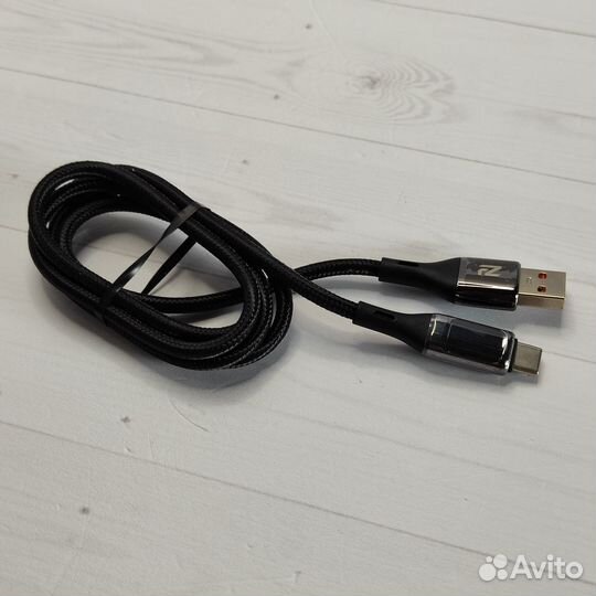 Кабель с дисплеем, USB type-c, 66W