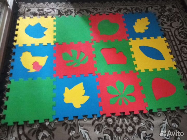 Детские ортопедические коврики пазлы