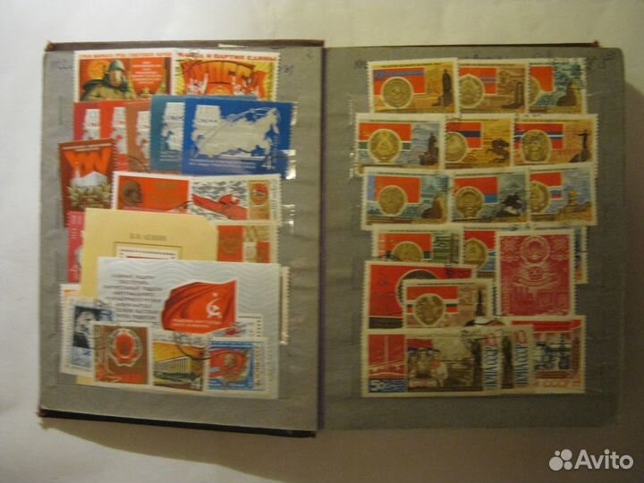 Кляссер с марками по теме 