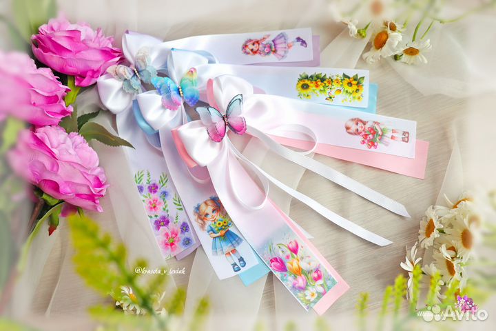 Резиночки для волос ручной работы