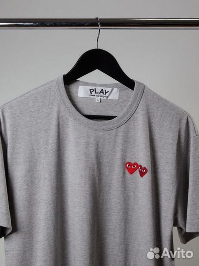 Футболка CDG Play Double Heart