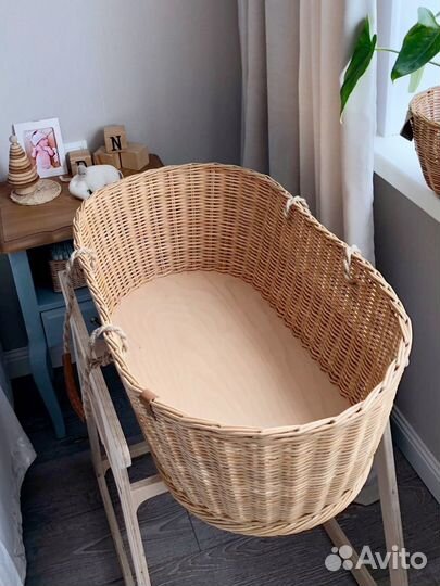 Люлька колыбель плетеная