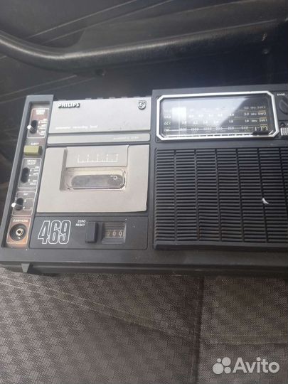 Кассетная магнитола philips