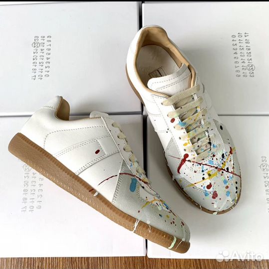 Кеды maison margiela replica paint