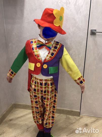 Прокат костюма Петрушки,Клоуна,Пирата,Волка