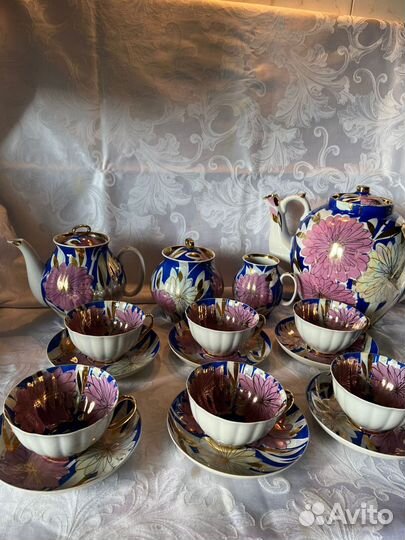 Сервиз чайный Астры Дулево