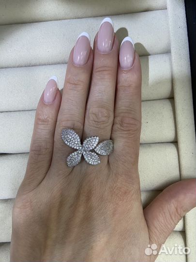 Сет Chopard браслет, кольцо и серьги