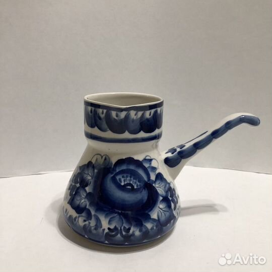 Турка для кофе. Гжель
