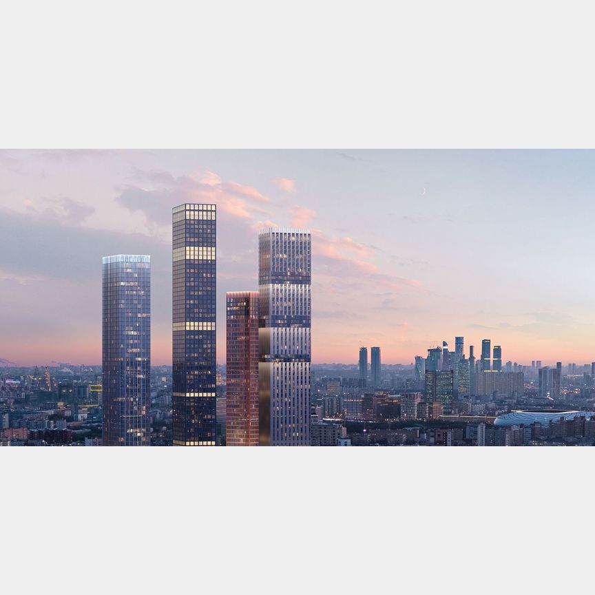 3-к. квартира, 92,4 м², 5/43 эт.