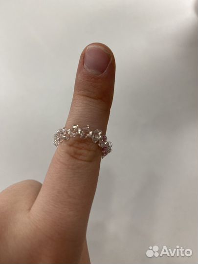 Кольцо из бисера