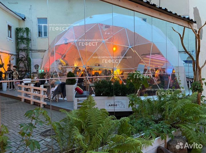 Шатер для банкетного зала, кафе, ресторана D11м