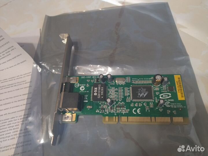 PCI-адаптер сетевой D-Link DGE-530T