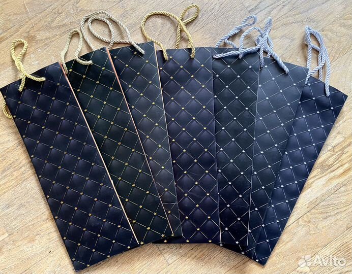 Пакеты подарочные для бутылок