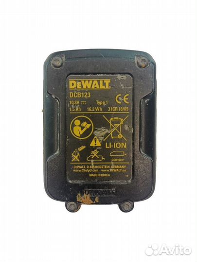 Ремонт аккумулятора dewalt DCB123