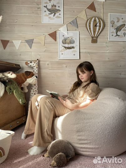 Пуф кресло букле в детскую