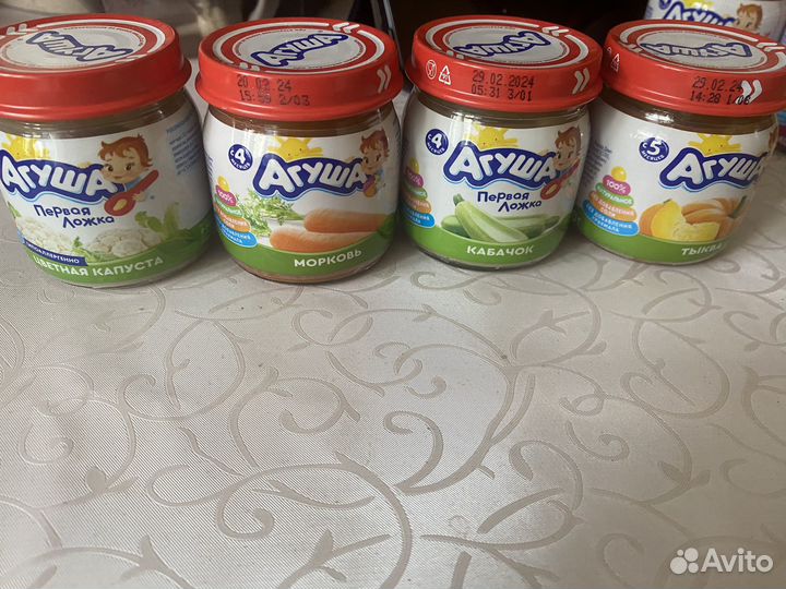 Детское пюре агуша