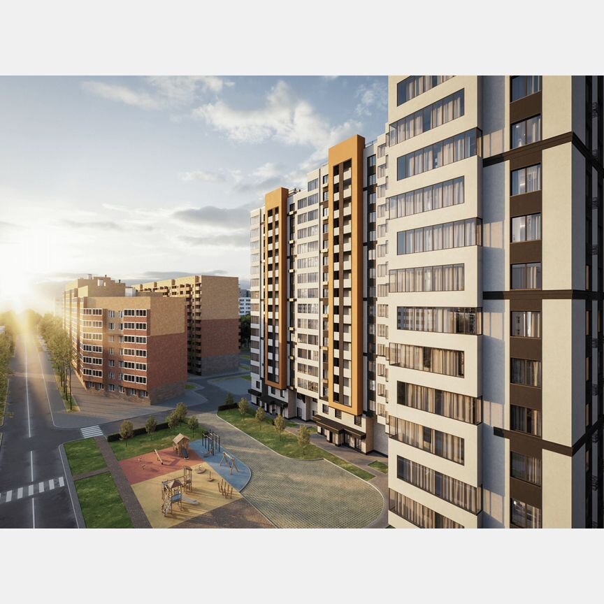 2-к. квартира, 75,1 м², 4/17 эт.