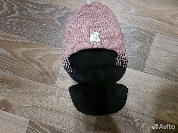 Шапка шлем для девочки 54
