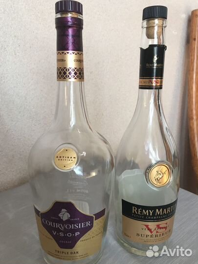 Бутылки пустые от коньяка