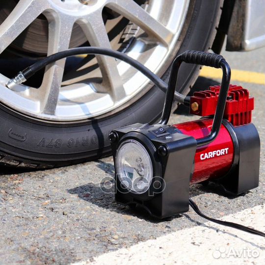 Компрессор carfort 55л/мин с фонарём Force-55