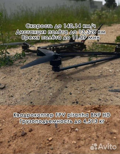 Квaдpoкoптeр фпв Пиpанья 10 дюймов